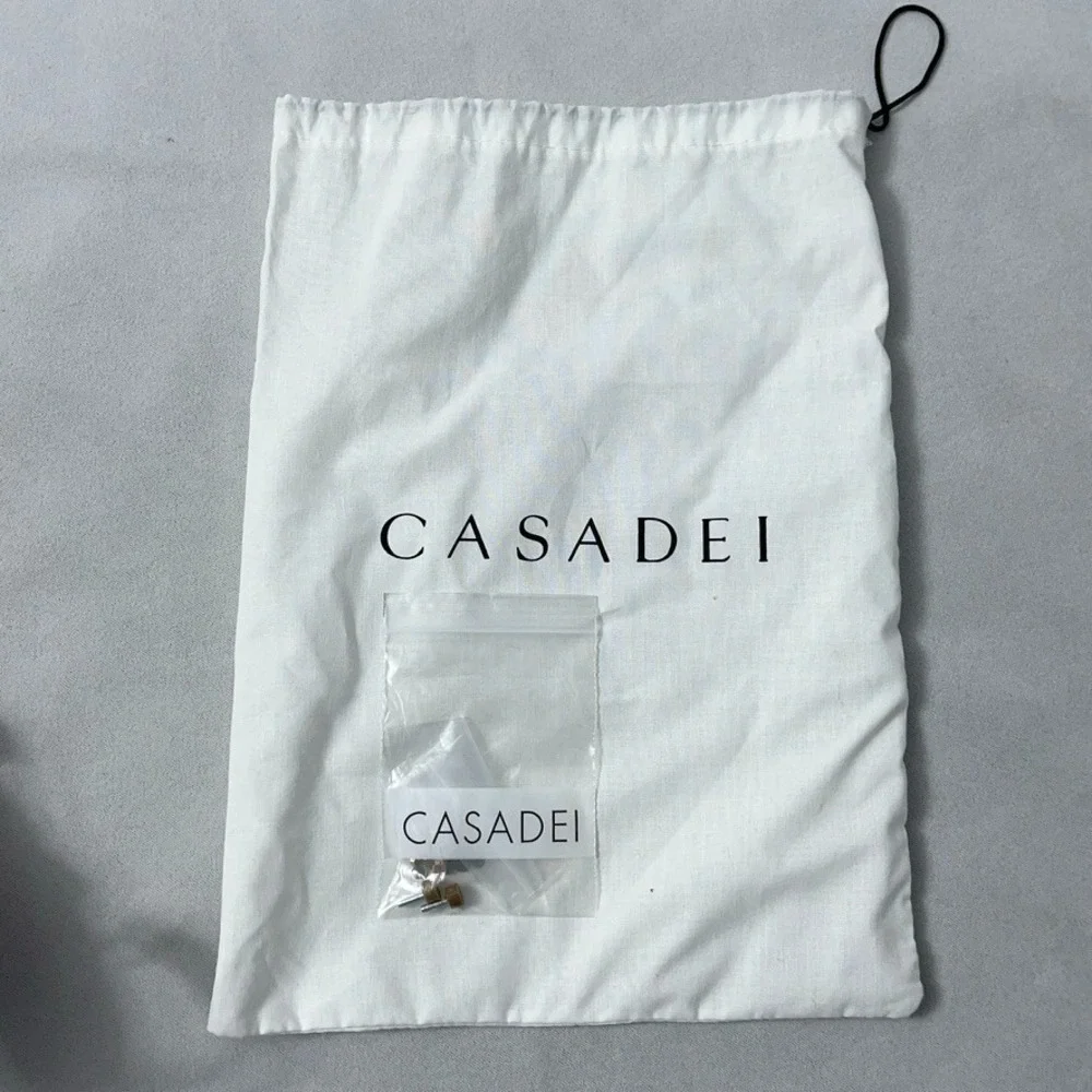 Casadei Heels 9 B Tan Strappy Sandals Stud Crystals Never Worn